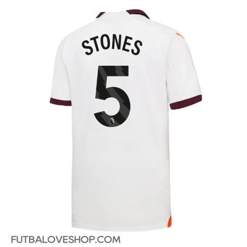 Dres Manchester City John Stones #5 Preč 2023-24 Krátky Rukáv